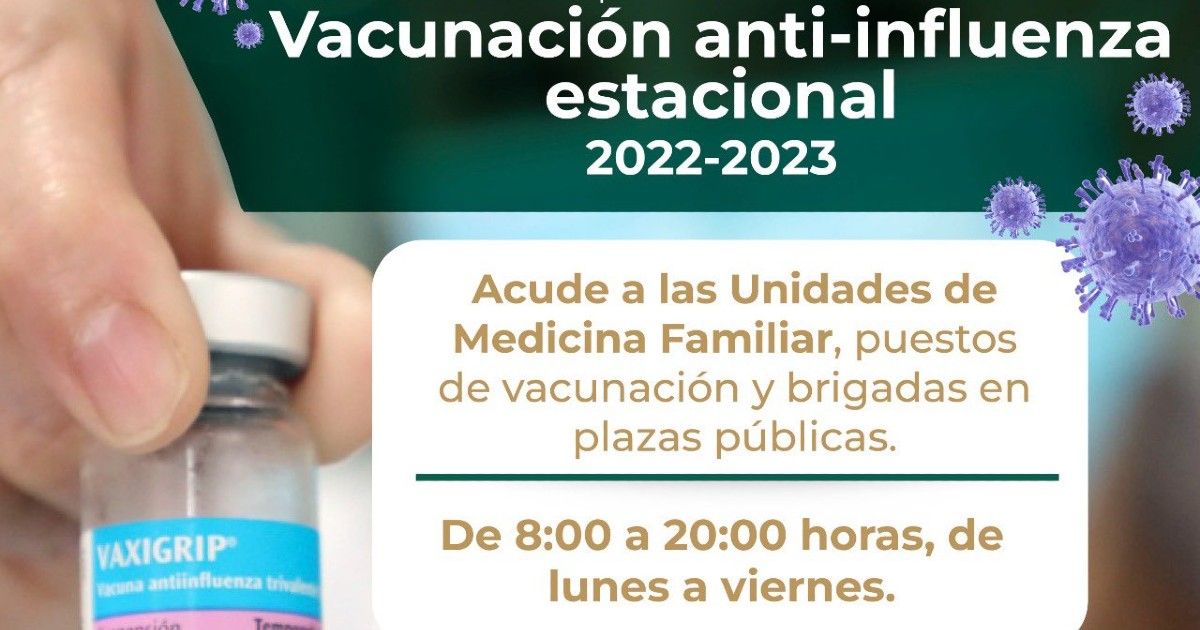 Vacuna Imss Contra Influenza Estacional A Población Vulnerable