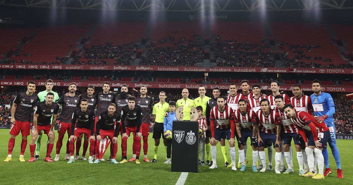 Chivas pierde ante Atlético de Bilbao