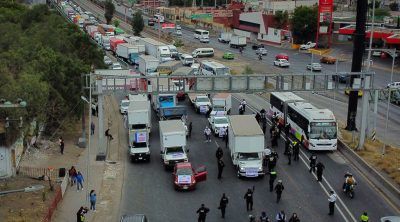 Transportistas anuncian megabloqueo