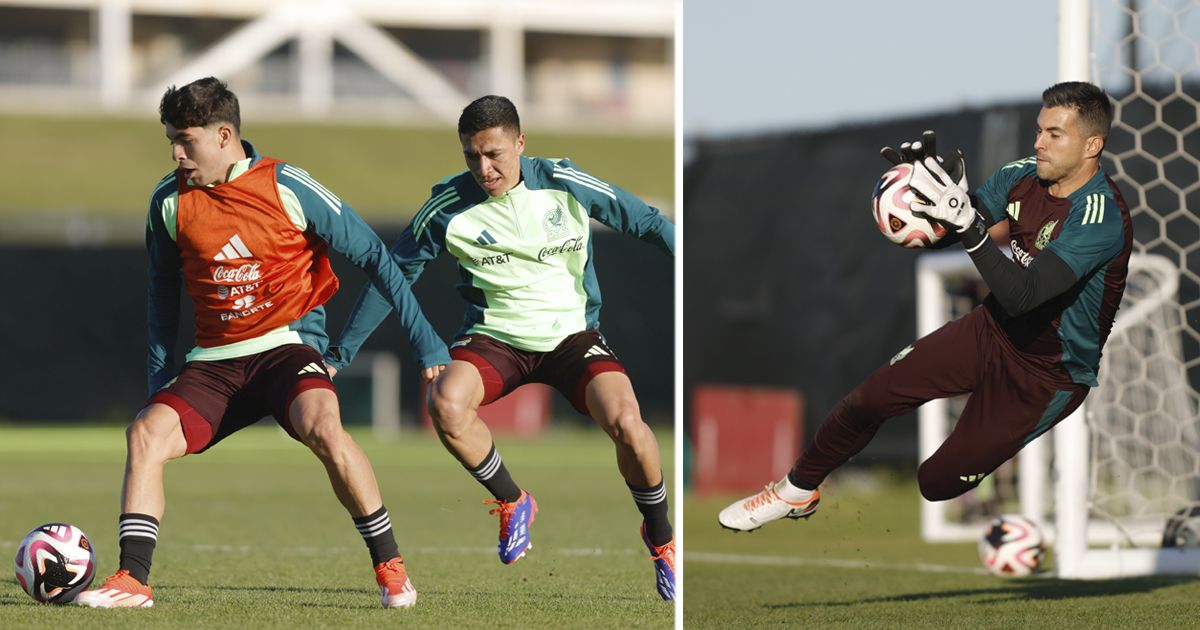 Entrenamiento de la Sub@miseleccionmx-23. Foto: