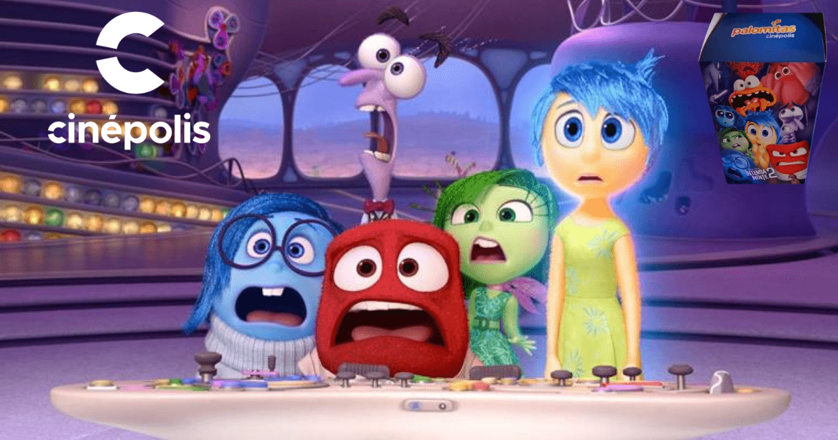 ¡Prepárate para la Emoción! Edición Especial de Palomitas en Cinépolis para “Intensamente 2” | Foto: Disney