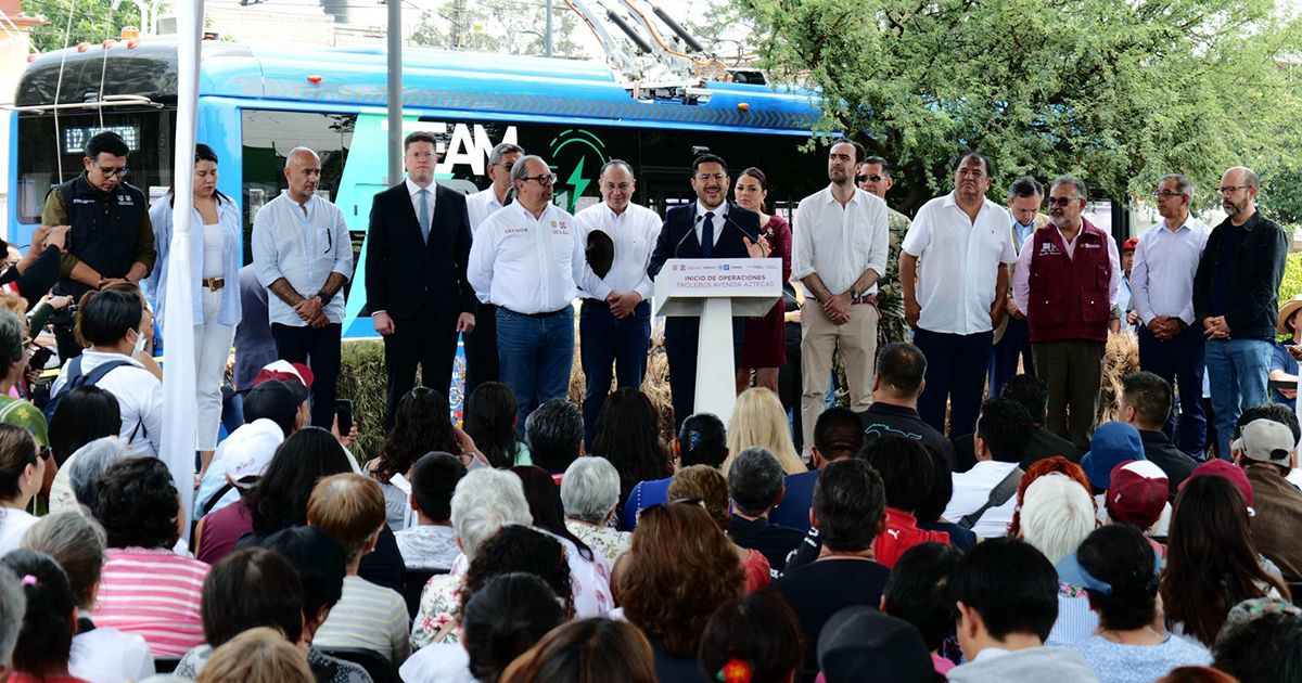 Línea 12 de la red de Trolebús que corre de Avenida Aztecas a Tasqueña / Foto: Cuartoscuro.com