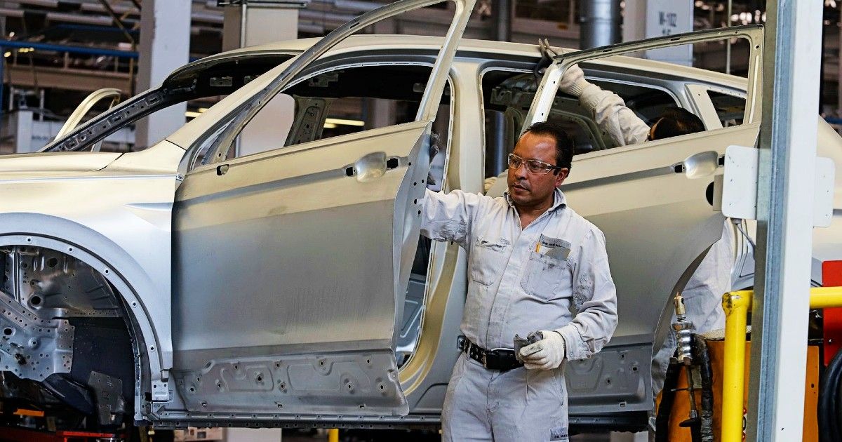 Aspectos de la línea de producción del modelo Tiguan de Volkswagen