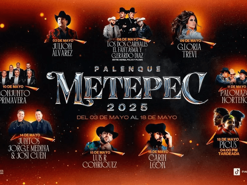 Mapa del Palenque Metepec 2025: guía de zonas y ubicación para ...