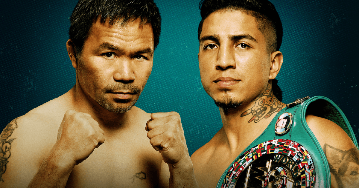 Manny Pacquiao y Mario Barrios