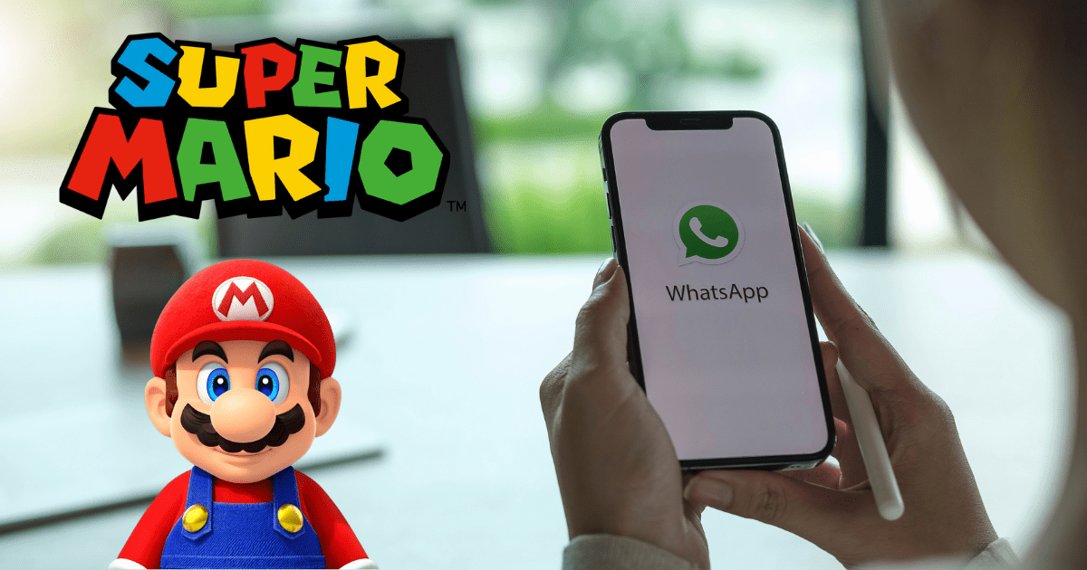 Modo Mario Bros en WhatsApp