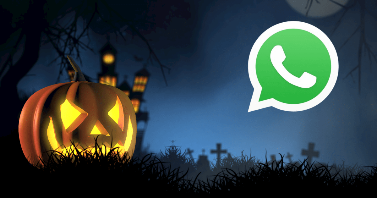 modo Halloween en WhatsApp