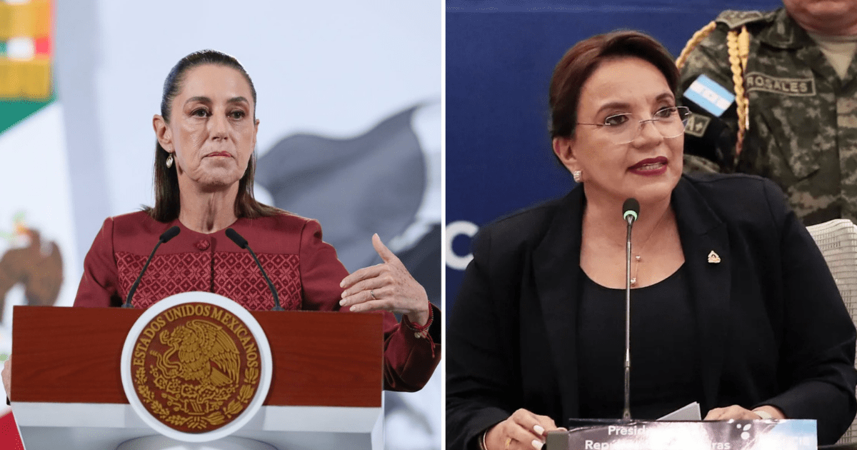 Sheinbaum y Xiomara Castro