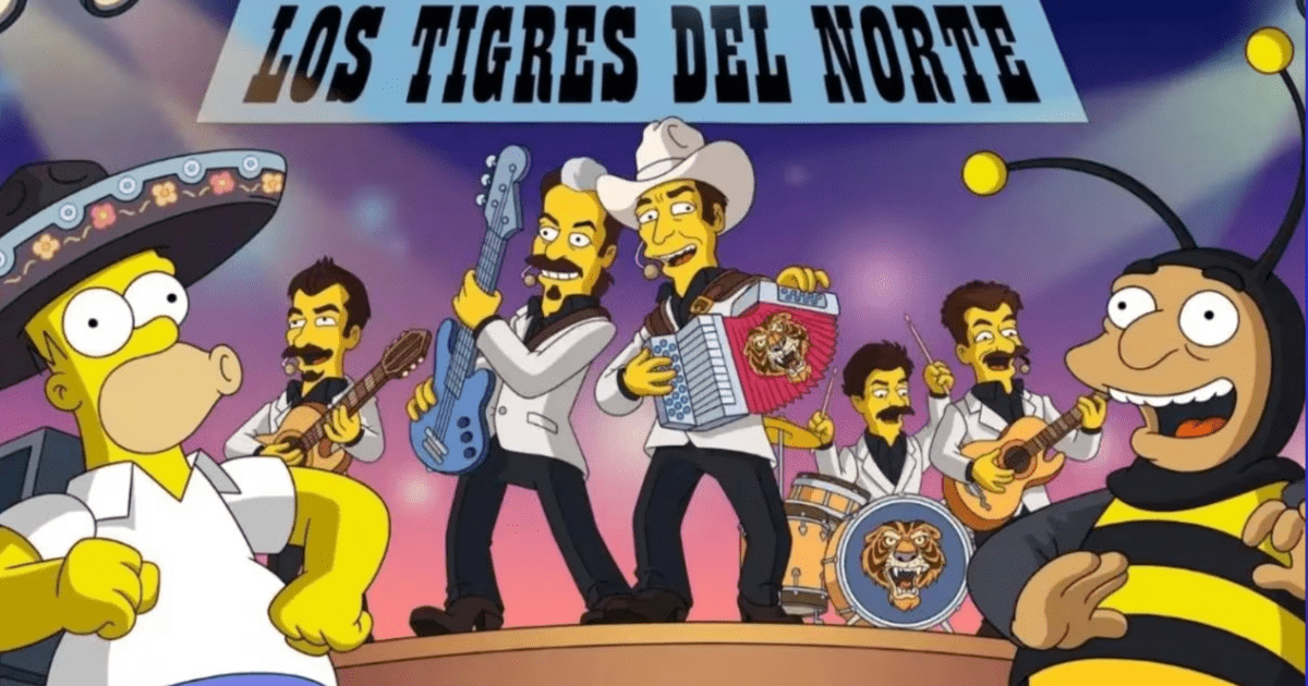 Los Tigres del Norte en Los Simpson