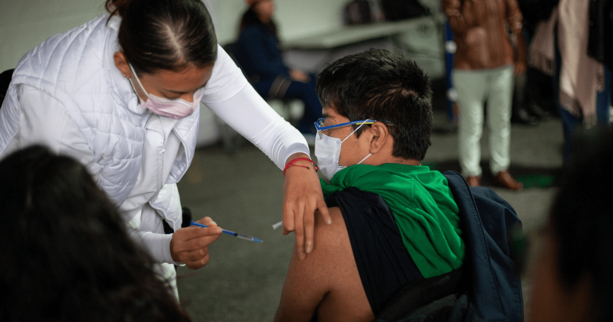 Brote de sarampión en México