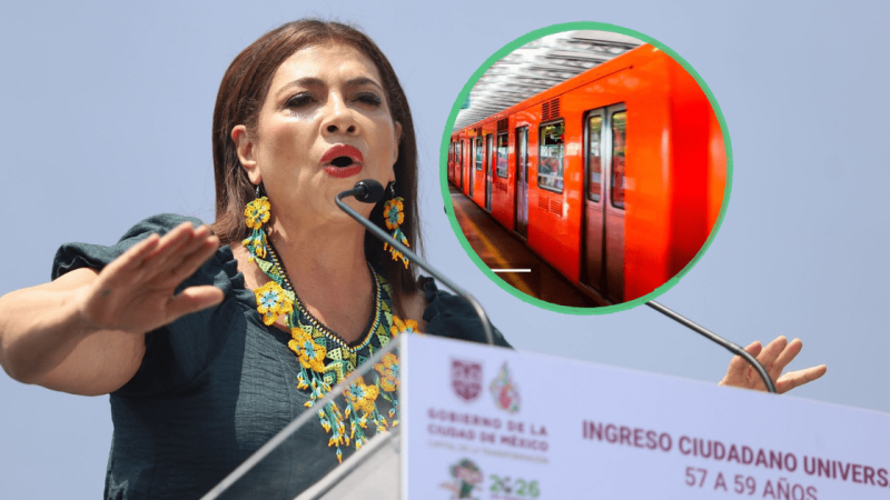 Clara Brugada reconoce fallas en el Metro CDMX