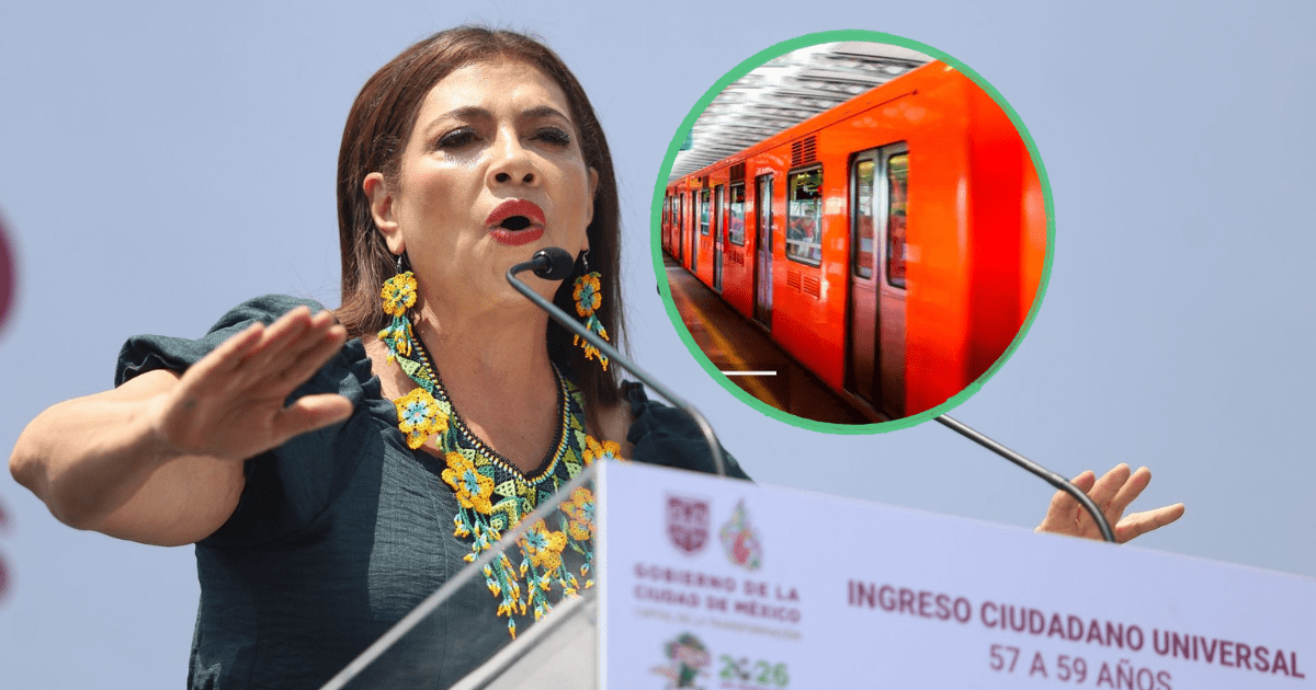 Clara Brugada reconoce fallas en el Metro CDMX
